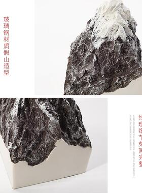 新中式山景艺摆件禅意样间玄关架隔断柜展术柜茶室民宿博古IFB软