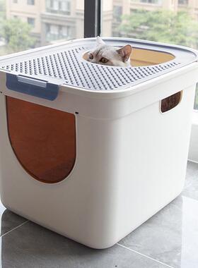 猫砂盆全封闭抽屉式防外溅超大特大号猫厕所猫咪用品大容量