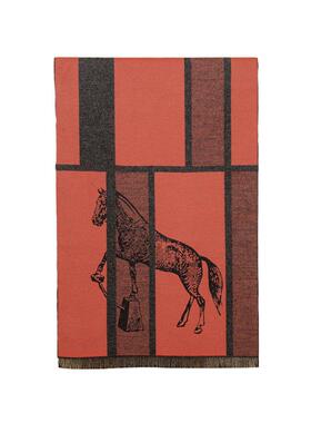 轻奢风样板房围巾摆件衣帽间卧室挂衣架围巾软装陈列道具衣柜装饰