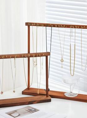 胡桃项链项链展示毛衣首饰展示架