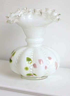 现代水培简约器可花奢轻琉璃彩色手工花瓶摆件客厅餐桌装饰品