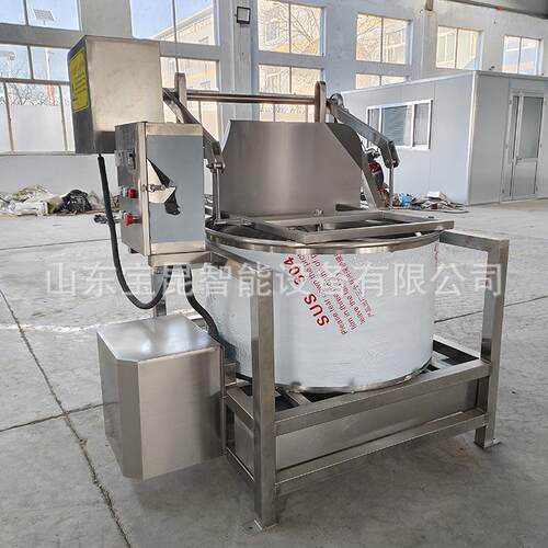 变频式饺子馅料脱水机琥珀核桃仁甩油甩干机排骨肉丝脱水甩干设备 - 图0