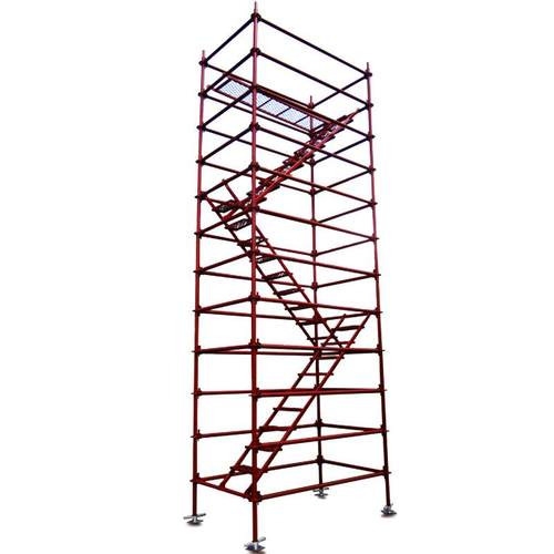 厂家船舶盘扣式脚手架承插式圆盘灯光舞台刷漆型钢管支架 - 图3