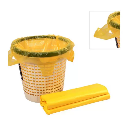 Жилет, портативный черный красный белый сиреневый пластиковый мусорный мешок для домашнего использования, увеличенная толщина