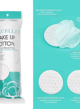 100Pcs/pack Facial Make Up Cosmetic Cotton Pads Round Soft M