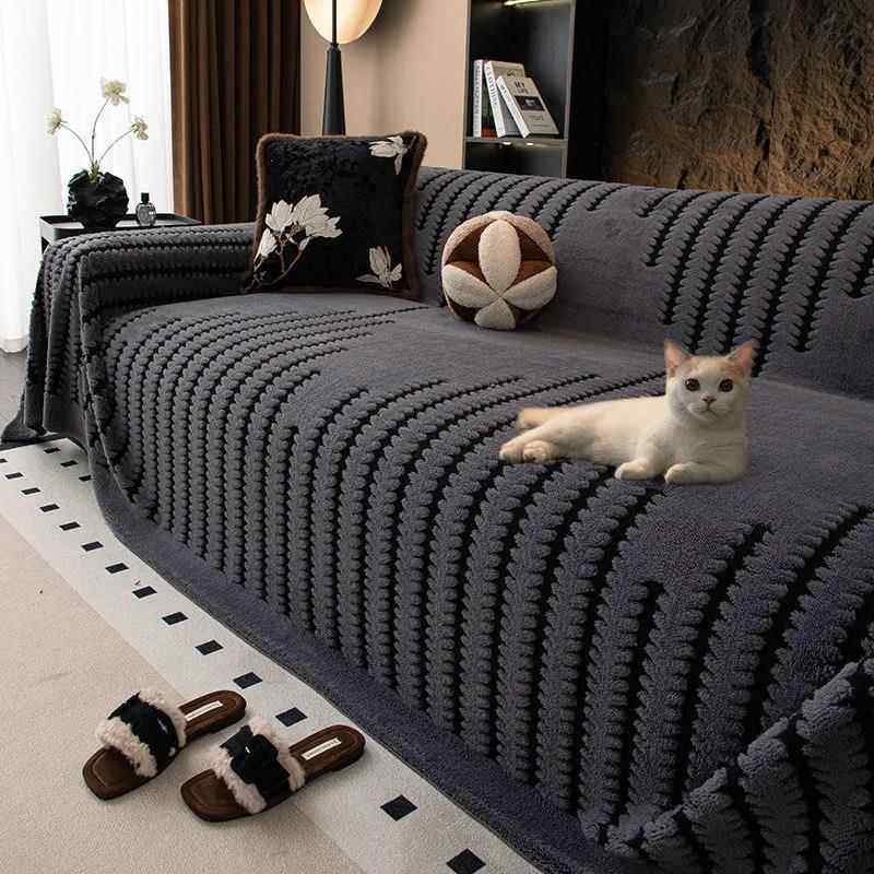 万能全盖高沙发巾四季防滑防猫抓级感提柔花132软毛绒套罩沙发盖,淘宝优惠券,粉丝福利购,淘宝优惠卷