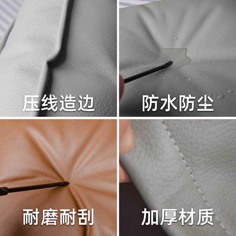 轻奢软牛皮抱枕客厅仿真皮仿牛皮超厚沙发靠枕防水防尘靠垫办公室,淘宝优惠券,粉丝福利购,淘宝优惠卷