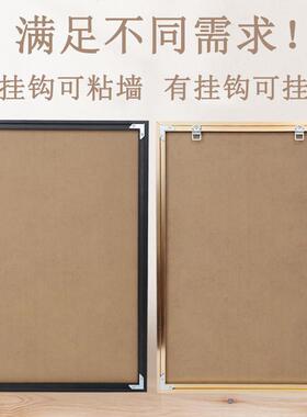 免拆铝合金画 画框6080开 启式电梯广告海报框贴墙相框装裱个性免