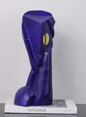 约现简塑代抽象人物雕摆件样板间客卧室售楼处创意家居人厅IPA物