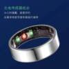 Smart ring heart rate blood oxygen health step counting pressure monitoring tungsten steel titanium steel ring black technology video artifact