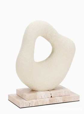 所酒店摆件设计师工艺现代电视柜树脂装饰品抽象会样板简约房间