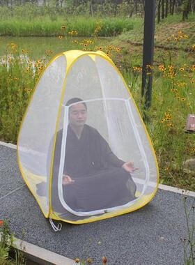 打帐坐外禅修 蚊帐户防蚊帐篷院寺打坐蚊帐蒙古包蚊帐.