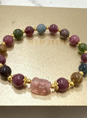 貔貅貔貅手链小众草莓好运手链