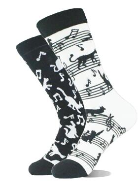 Socks AB Asymmetric Cotton Socks Personalized Couple Socks