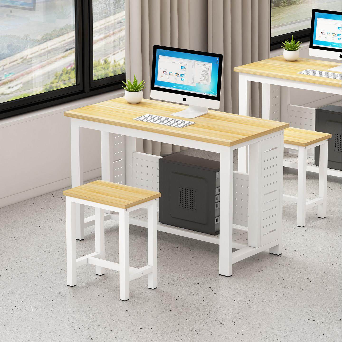 程式设计学校机房桌子微机室单双人电脑桌培训班台式简约电脑桌椅,淘宝优惠券,粉丝福利购,淘宝优惠卷