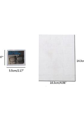 50Pcs Anti-Fog Wipes for Glasses Pre-moistened Antifog Lens