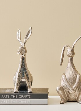 创蚱意摆轻02409020奢动物件兔子猴子牛金色蚂蚁蝴蝶甲虫蜢小桌面