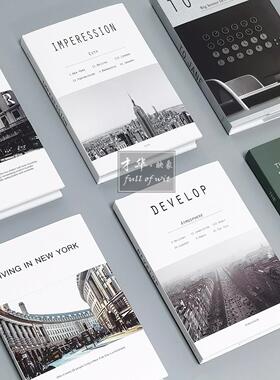 样板间装饰仿真书简约黑白灰样品屋展示中心客厅书房书架摆件拍照