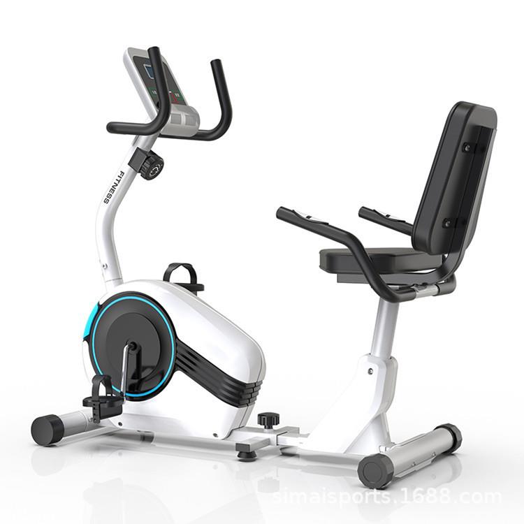 Simai horizontal exercise bike cross-border magnetic control bike indoor stepper lower limb power bike spinning bike source factory