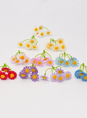 玛格丽特小雏菊仿真花朵香皂花花头手工花艺材料半成品肥皂花
