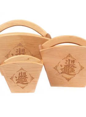 仿古米斗摆件 日进斗金 招财进宝 桃木摆件桃木斗大中小号