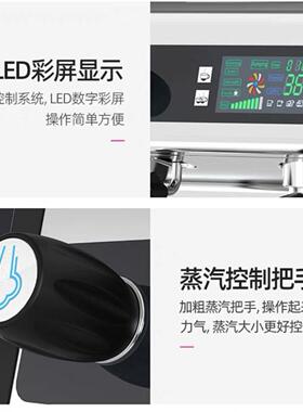 嘉航咖啡机商用双头专业意式半自动泵式电控版蒸汽意式咖啡机
