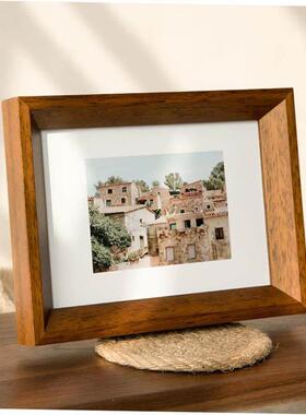 Nordic simple wooden photo frame square picture frames 相框