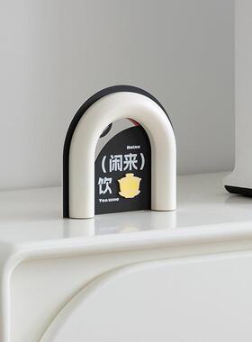 wozom屋准小摆柜家居玄关创意装o饰品客TYOS341厅卧件室酒高档轻