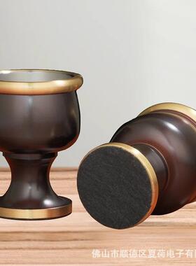 供酒杯敬神拜神用品财神纯铜供杯堂口家用仙家客厅佛前供奉供水杯