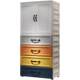 Multi-layer storage cabinet children's wardrobe bedroom household plastic storage cabinet open door hanging wardrobe simple baby wardrobe