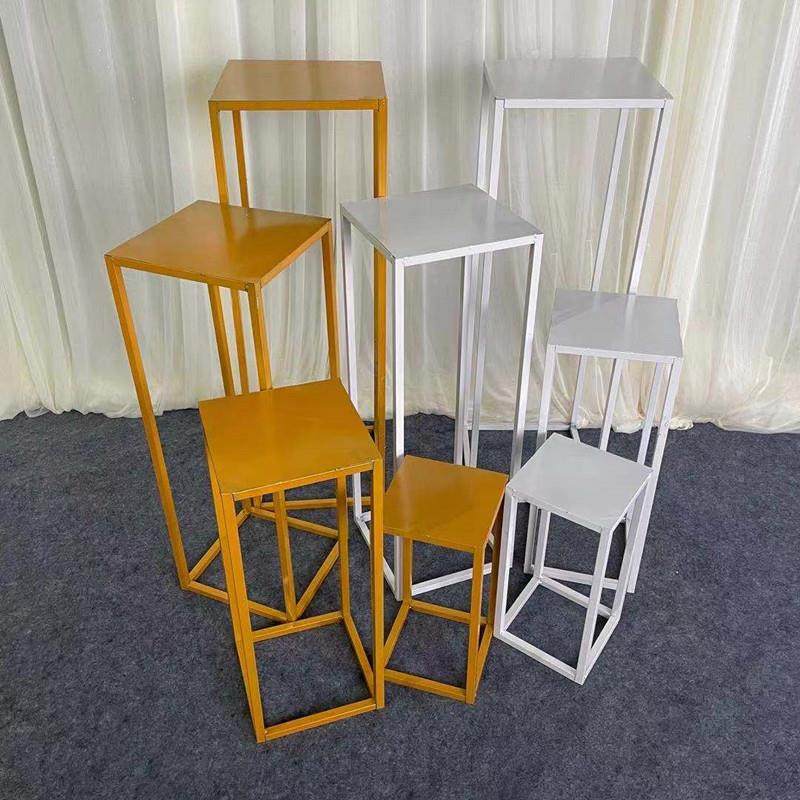 新款婚庆道具长方形几何路引四件套婚礼甜品台立体花器橱窗摆件,淘宝优惠券,粉丝福利购,淘宝优惠卷