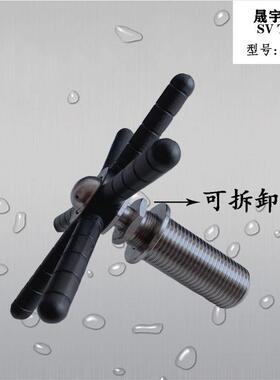 SV-176B双头大号杯 不锈钢滴水盘冲杯机 V酒吧咖啡器厅水吧洗奶茶
