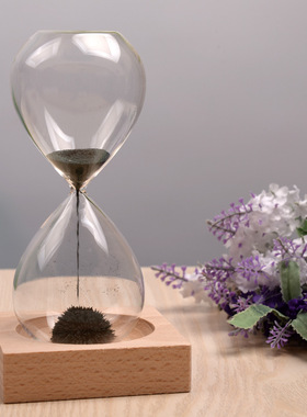 计时器创意玻璃磁铁磁力装饰摆件