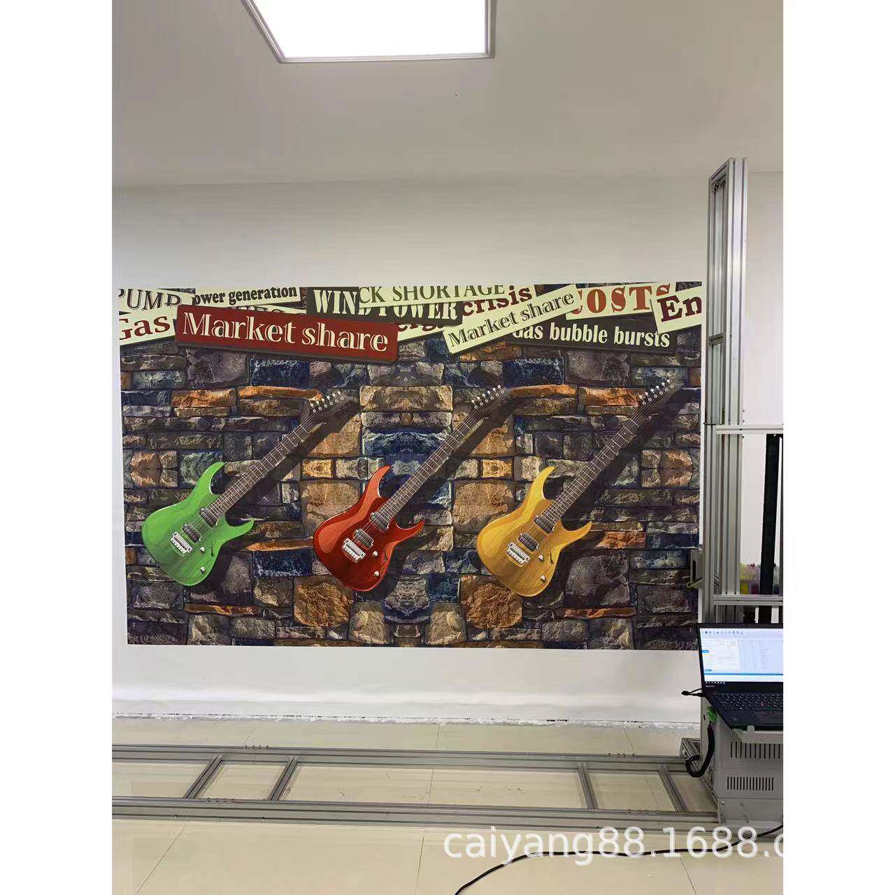 3D Intelligent Outdoor Wall Inkjet Printing Machine New Rural Cultural Wall 5D Printer Graffiti Painting Machine Good Equipment for Entrepreneurship