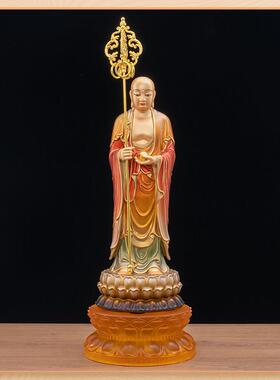 琉璃莲花底座加高佛像摆放财神观音佛像圆形增高垫居家客厅供佛台