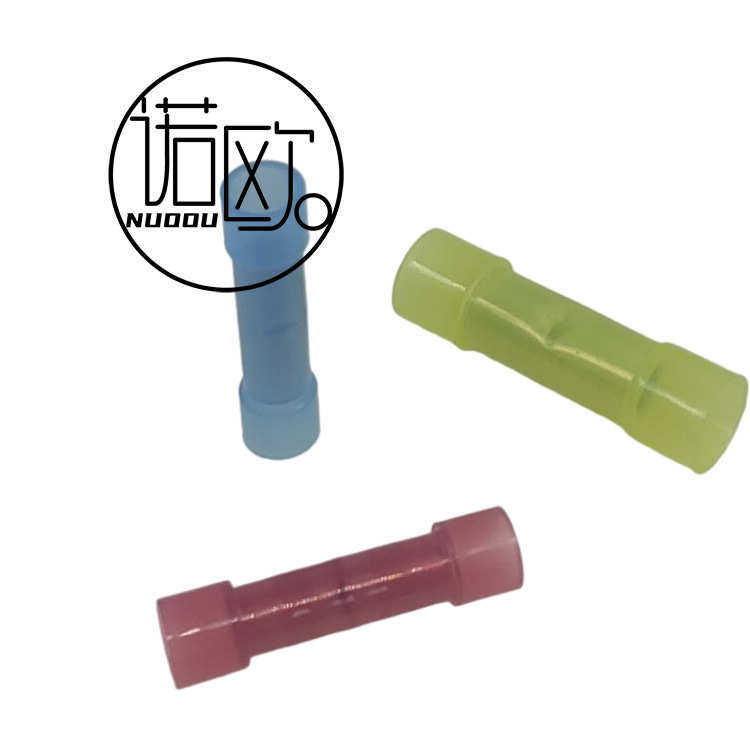 中间尼龙预绝缘接线端子BNFY接头镀锡冷压裸端头耳铜鼻子线耳线鼻,淘宝优惠券,粉丝福利购,淘宝优惠卷