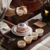Mr. Ji's gilded Dunhuang rubbings Feitian Wufu Kungfu tea set is a high-end cultural and creative gift for elders and foreigners
