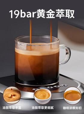 CAFELFFE CM1620CAFELFFE咖啡机意式浓缩家用小型全半自动蒸汽打