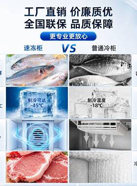 商用低温速冻机零下45度60度急冻海鲜水果面点肉类冰淇淋大型