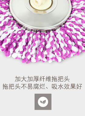 托帕家用一拖净拖把不锈钢伸缩杆免手洗懒人拖把好神拖双驱动旋转