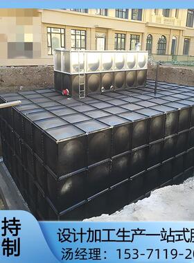 D组钢F地埋装配式化合不锈水箱746地埋式一体消防泵站