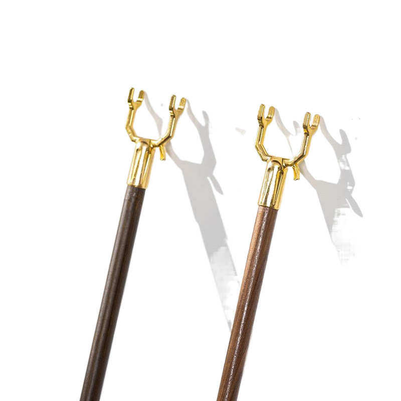 衣叉丫阳台挑衣杆实木胡桃色通用撑衣杆凉衣捍晒衣杆老式晾衣杆,淘宝优惠券,粉丝福利购,淘宝优惠卷