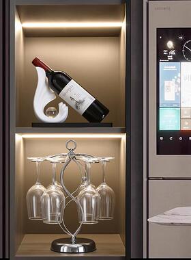 海贝海红酒架摆件装饰品轻奢酒柜电视柜家居高档风生水起陶瓷摆设