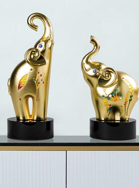 意轻奢家居创饰品代现客酒柜博古架工厅艺品装M930，M9饰品招财象