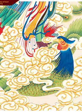 字画神像中式国画九天玄女娘娘画像无极元君丝绸卷轴挂画玄关装饰