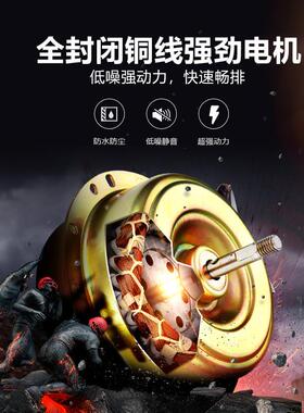 超静音管道风机强力大功率抽油烟厨房抽风机商用换气扇工业排风扇