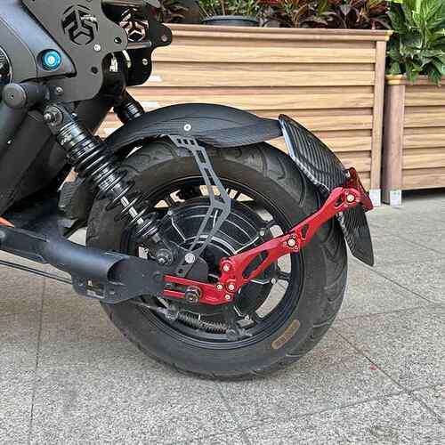 适用九号电动车E70 80 100远航家M95 N75 85 90C改装通用后挡泥板 - 图2