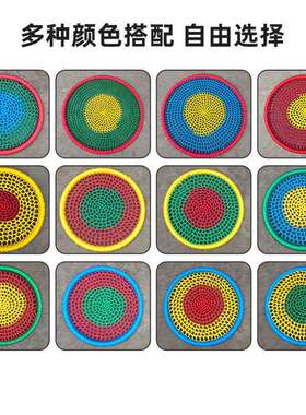 儿童户外圆盘秋千圆形网绳鸟巢儿童秋千亲子室外秋千