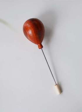 Joe的小作坊龙猫无脸男气球配件原木手持装饰一颗气球 雨伞配饰