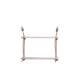 KE3C hole-free solid wood wall storage rack simple hemp rope one-line partition wall hanging storage